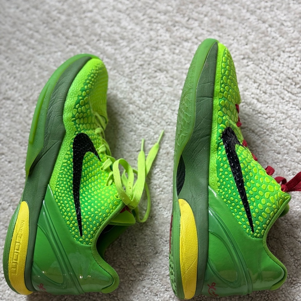 Nike Kobe 6 Grinch Protro Athletic Shoes - image 4